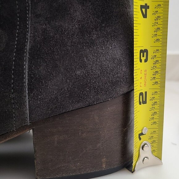 Rag & Bone Wesley Booties Asphlt Grey Suede EUR 8 US 7 - Picture 12 of 14